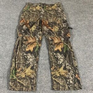 Gamehide Pants Mens XL 36x31 Brown Mossy Oak Camo Cargo Pockets Hunting Outdoors